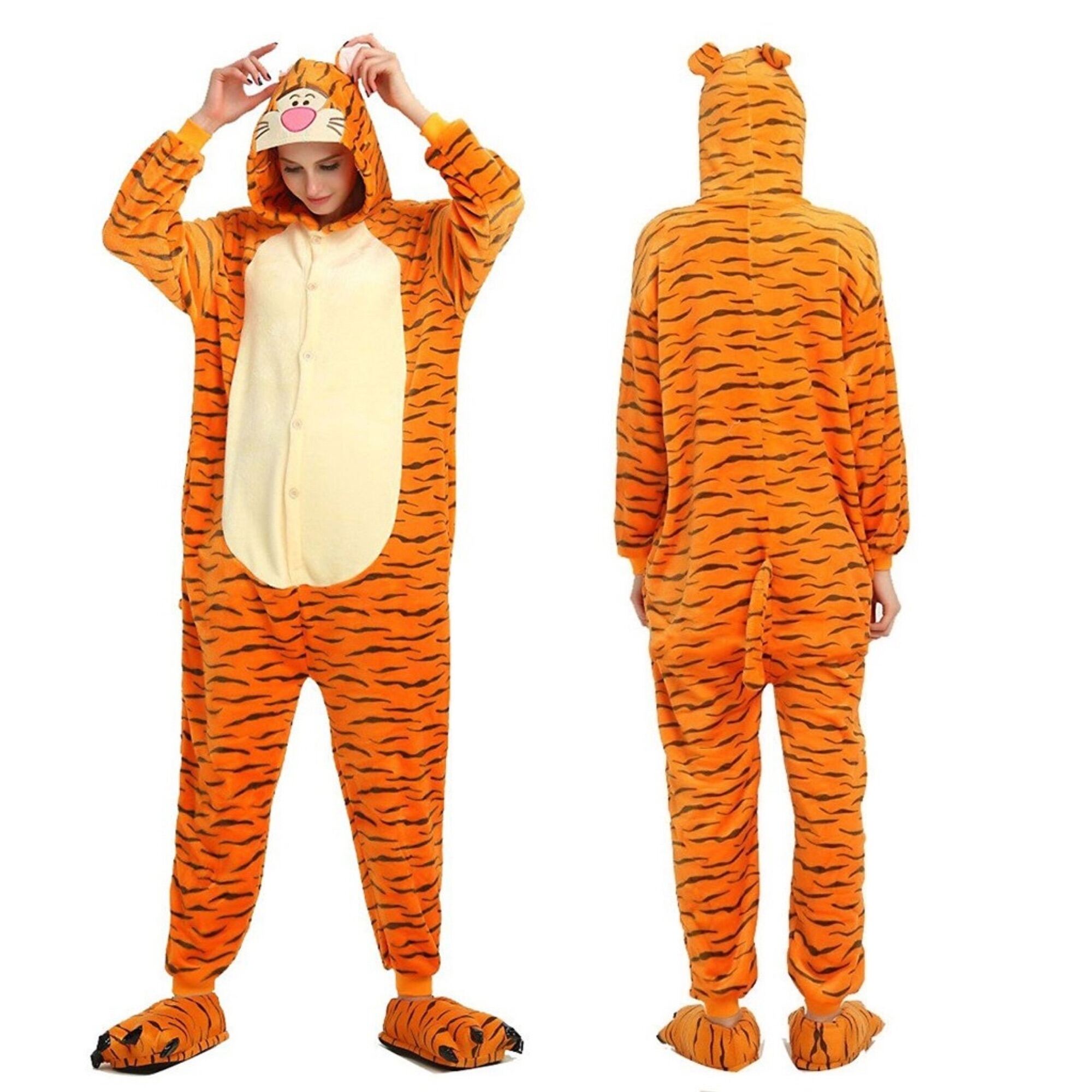 Winnie the Pooh & Friends Tigger Disney Character Overall Kigurumi ...