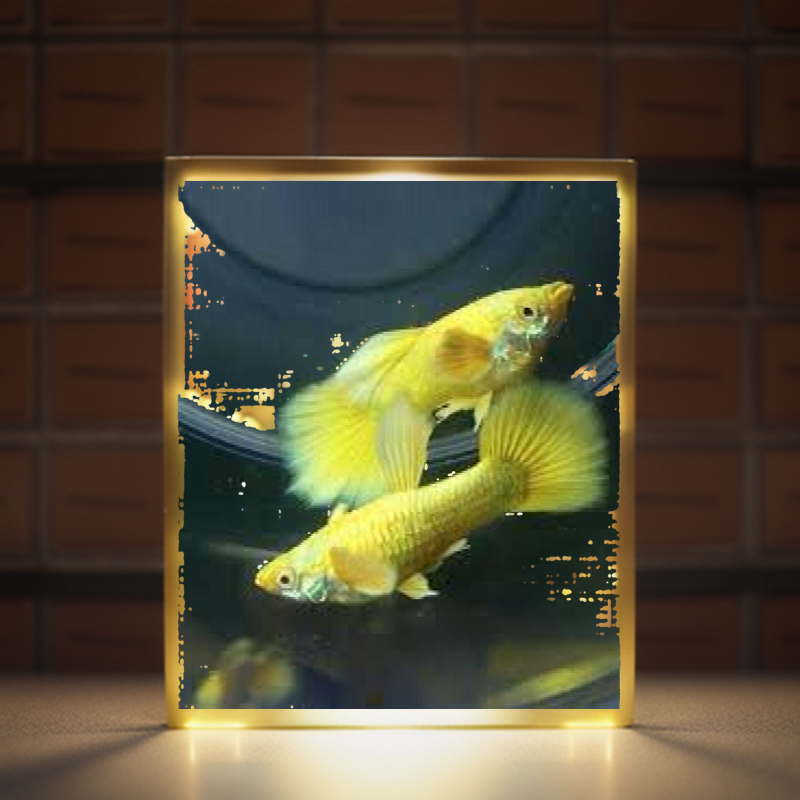 Guppy- Full gold (2 cặp trống-mái)