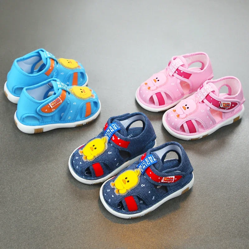 Baby Calling Toddler Shoes Soft Bottom Summer Will Call Baby Girl Shoes Baby Boy Baby Baby Children Cool Cloth Shoes Men