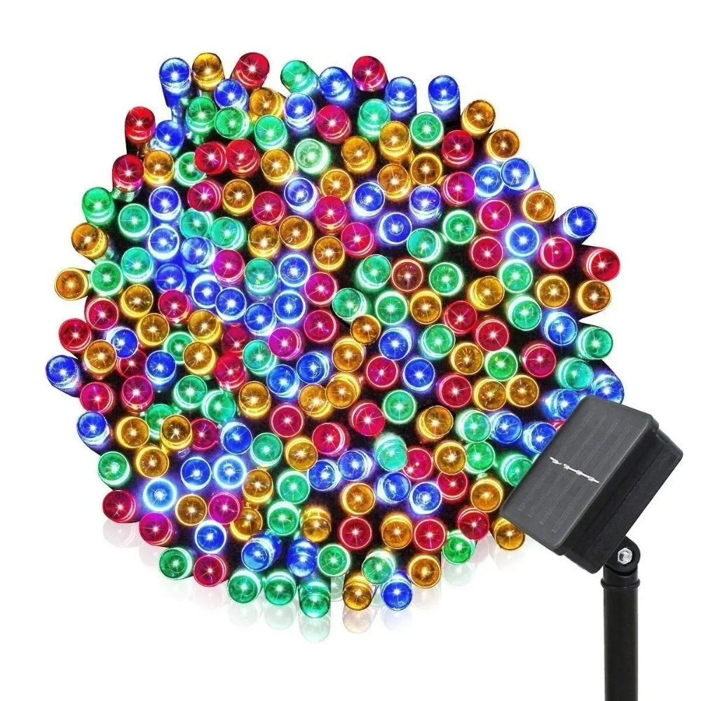 8Colors Outdoor Solar Light Garden Warm/Purple/RGB LED Strip String Fairy Lights Solar Lamp Waterproof Garland Christmas Decor