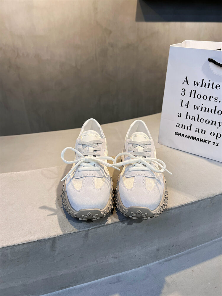 Elevated Thick Bottom Agan De Xin Shoes Women's Ballet Dance Canvas Sneakers Sport Casual Board Shoes Fashionable Leisure · v7
