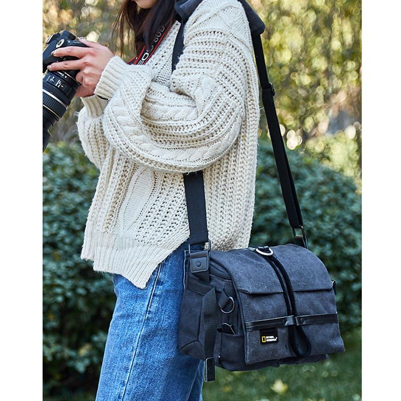 National Geographic Camera Bag DSLR Single Shoulder Canvas