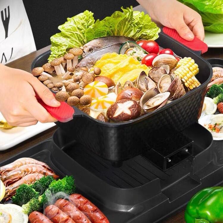 yuxin electric barbecue hot pot