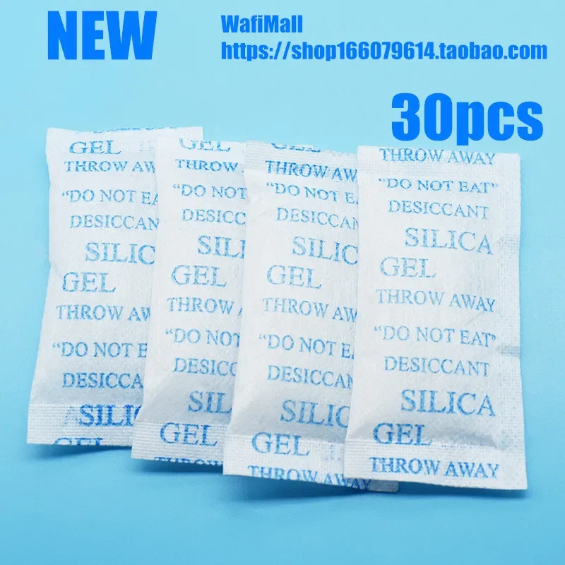 30PCS 10g/bag Silica Gel Desiccant Packets Moisture Absorber