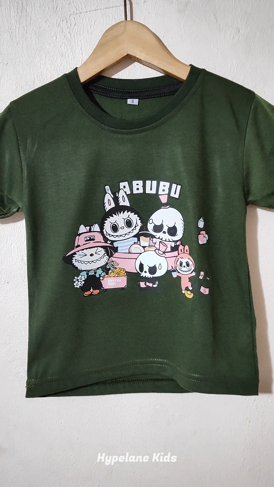 Baju Kaos Distro Anak laki Laki Karakter Labubu Keren Unisex 1 - 10 Tahun - Hypelane Kids - DTF2
