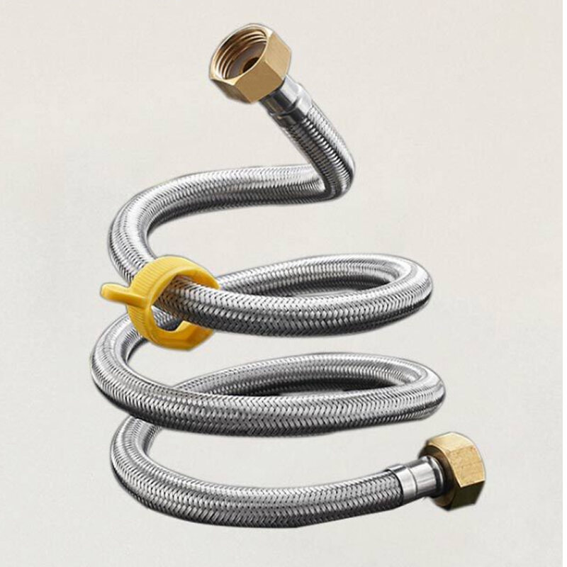 Stainless Steel Braided Hose Inlet Water Heater Toilet 4 Points High