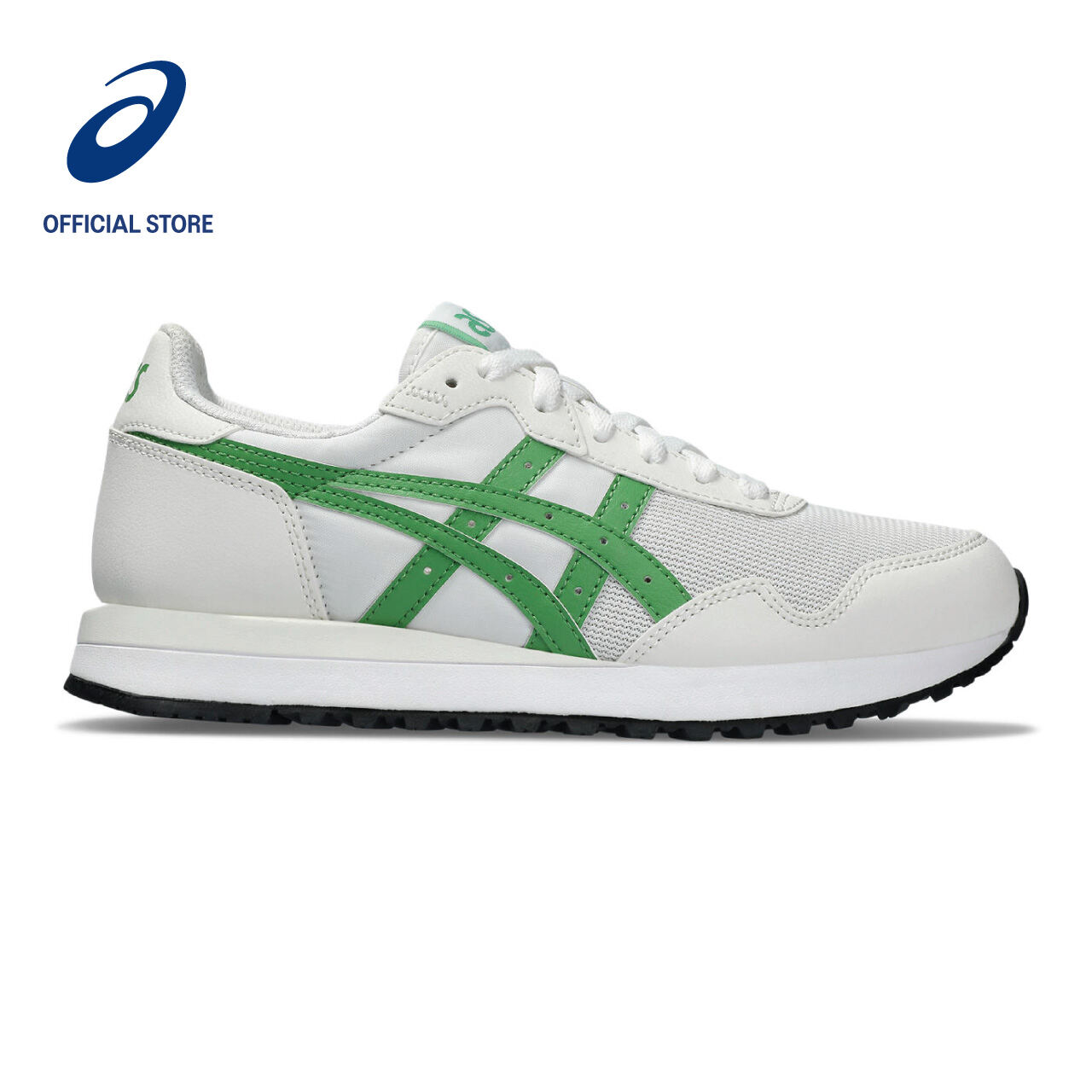 ASICS Tiger★COURT S WOMEN★WHITE/HUNTER GREEN★ローカット ASICS Women TIGER RUNNER II Sportstyle Shoes in White/Bamboo
