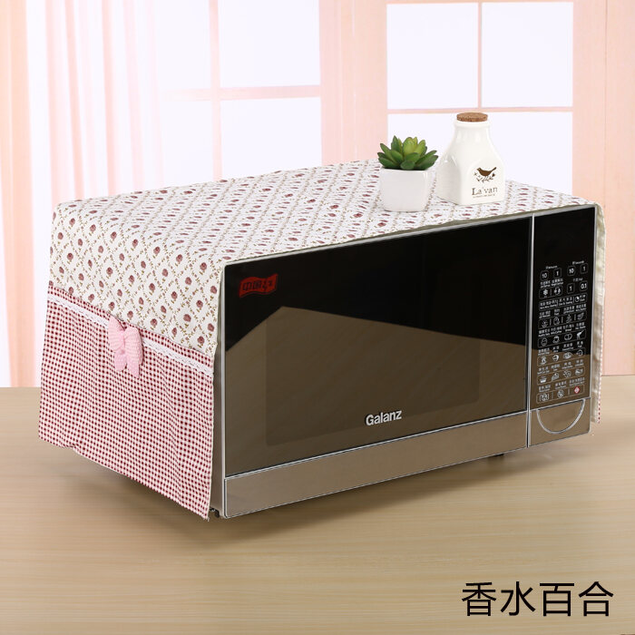 Korean Microwave Oven Cover Oil-Proof Waterproof and Dustproof Cover