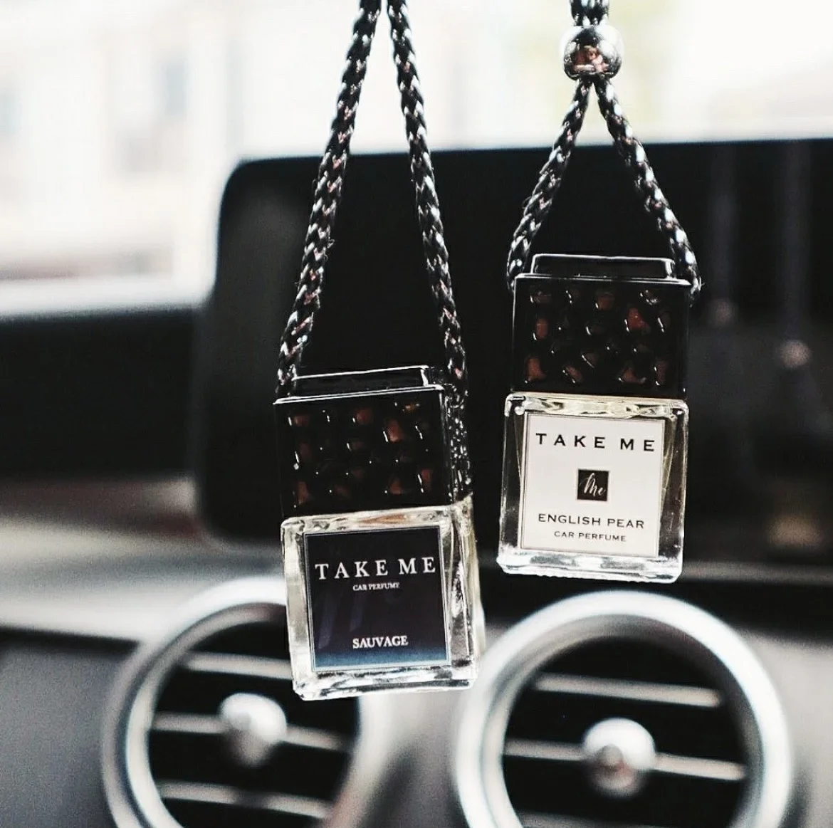 Luxury Scent Car Hanging Fragrance Aroma Air Freshener Diffuser Best Selling English Pear Chloe Chanel Dior Bvlgari YSL Jo Malone Gucci