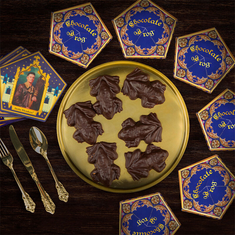 In Stock Cinereplicas Harry Potter DIY Chocolate Frog Mold Suit Wizard Card Handmade Gift. 