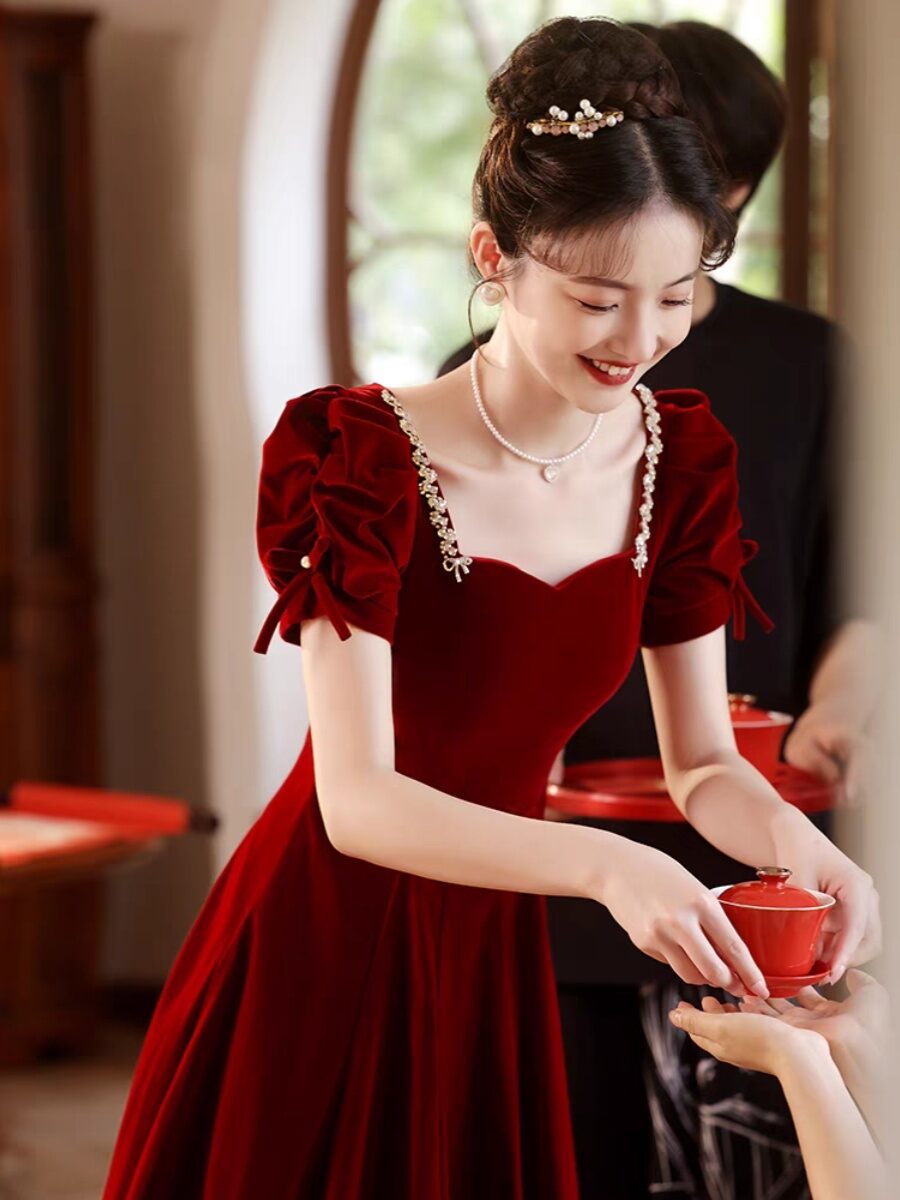 Shop Korean Dress Red at Better Price Online | Lazada Singapore