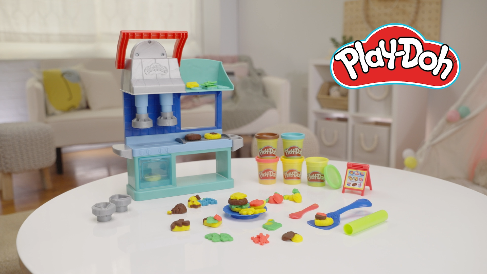 Play-Doh Kitchen Creations Busy Chef's Restaurant Kitchen Playset