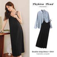 MIDULI | Maternity Summer Dress Vest Strap