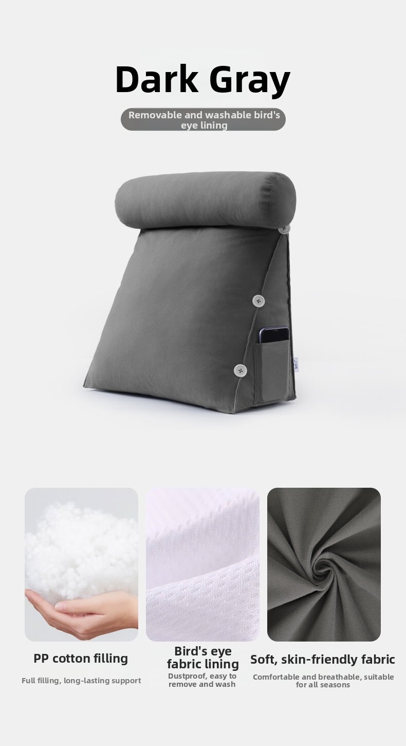 ZHIMENGREN | Lumbar Support Cushion Bed and Sofa Pillow