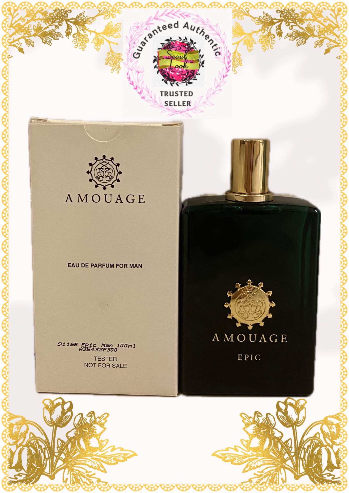 Amouage Epic EDP 100ml for Men (Tester with Cap) BNIB