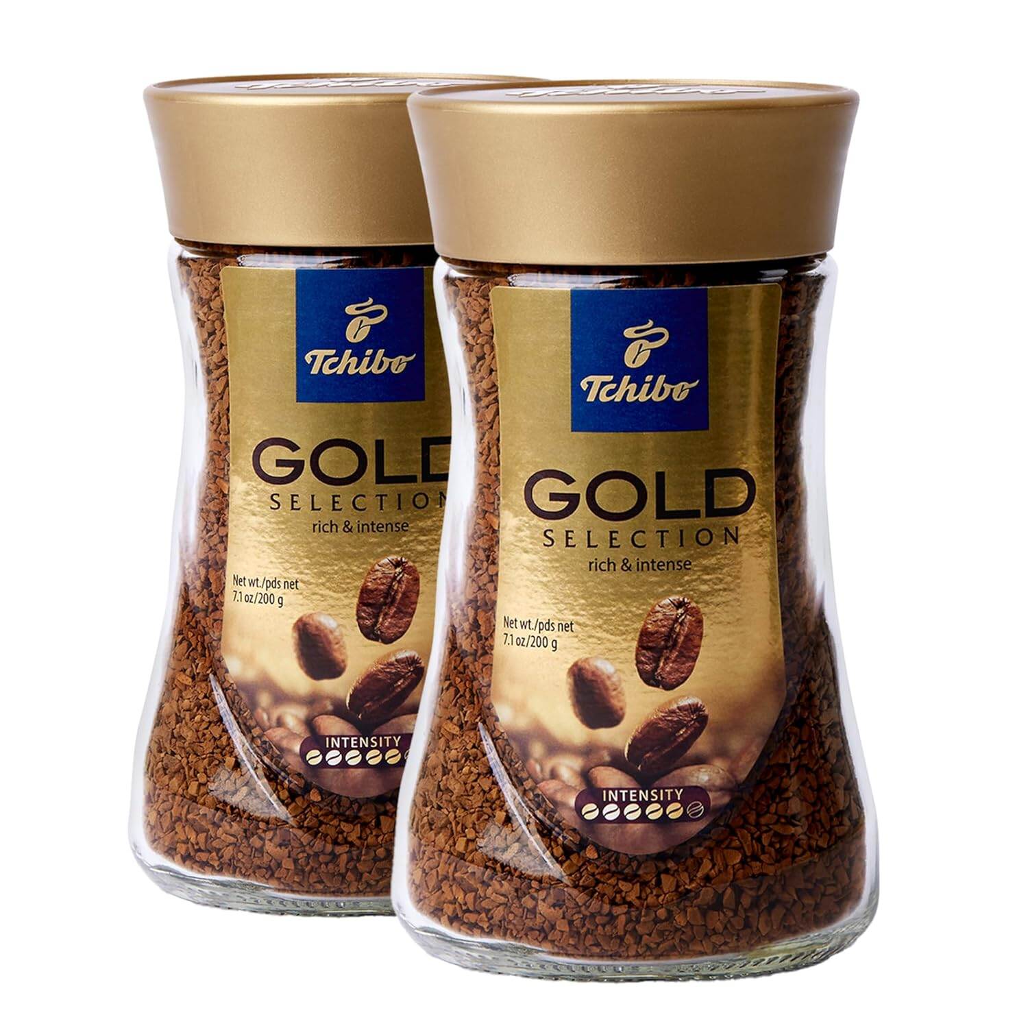 Tchibo Gold Selection Instant Coffee Made of Dark-Roasted Robusta Beans for a Rich Taste and Intense Aroma ราคา 586 บาท*ส่งฟรี