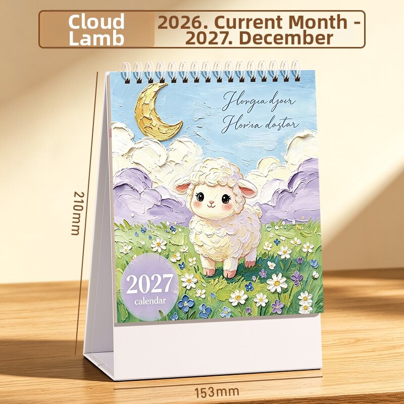 Student Exam Countdown Planner Custom Calendar 2027 Desk Memo