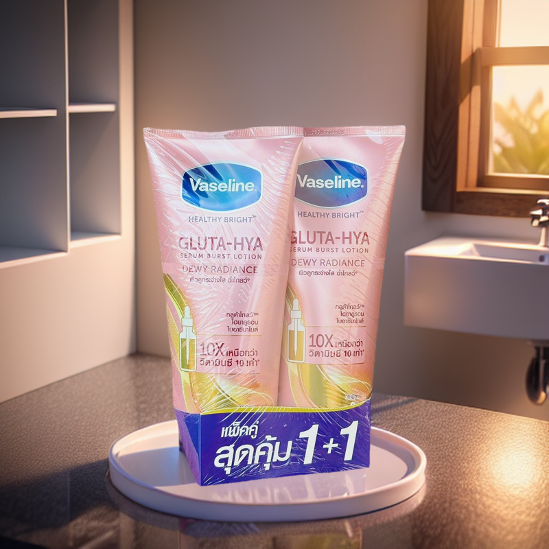 Tuýp kem dưỡng thể Vaseline hồng Thái Lan hàng chuẩn