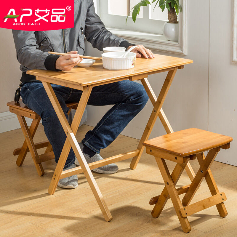 portable folding table with chairs