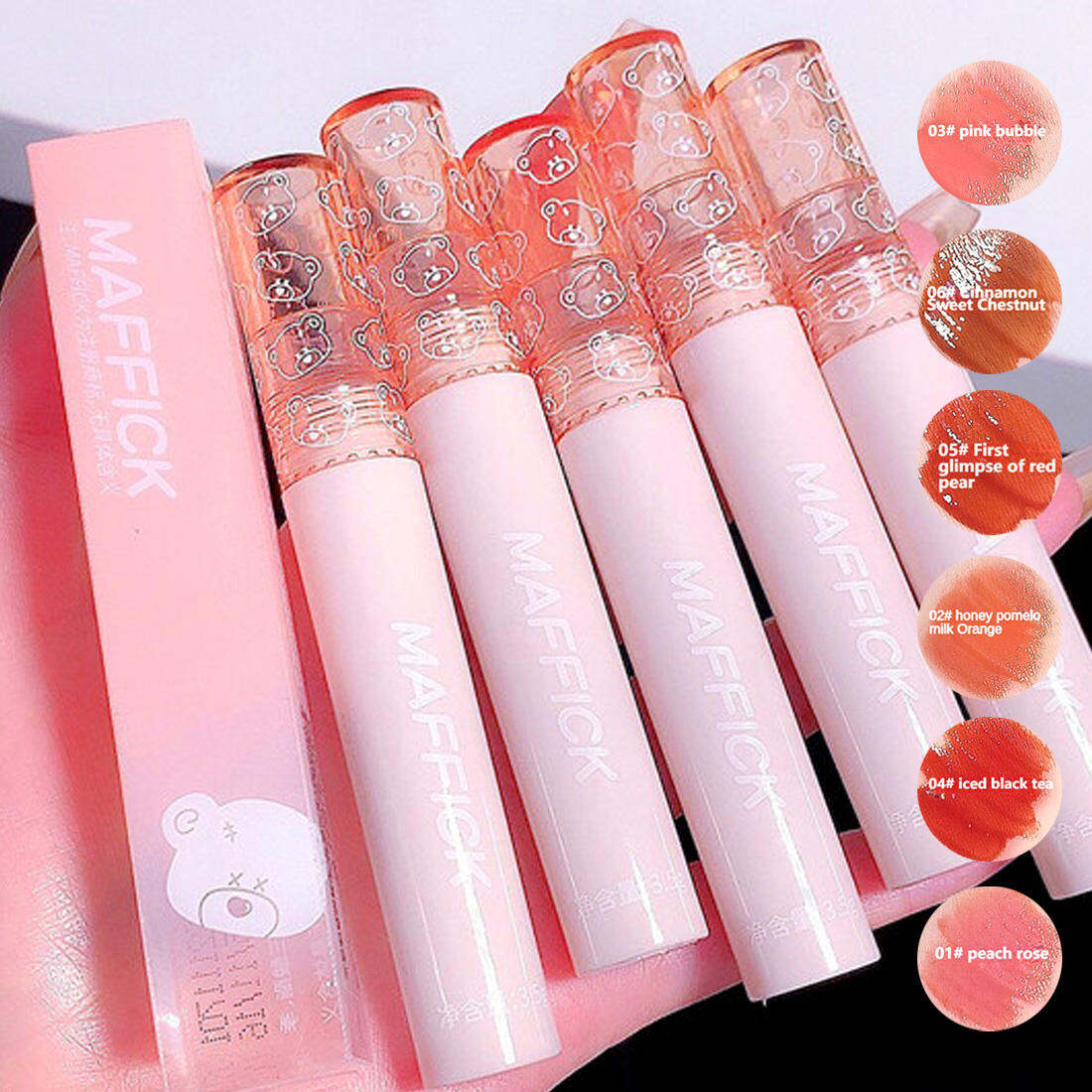 Son Bóng Lì MAFICK Gương Nước Thủy Tinh Cấp Ẩm Lâu Trôi Bubble Lip Glaze