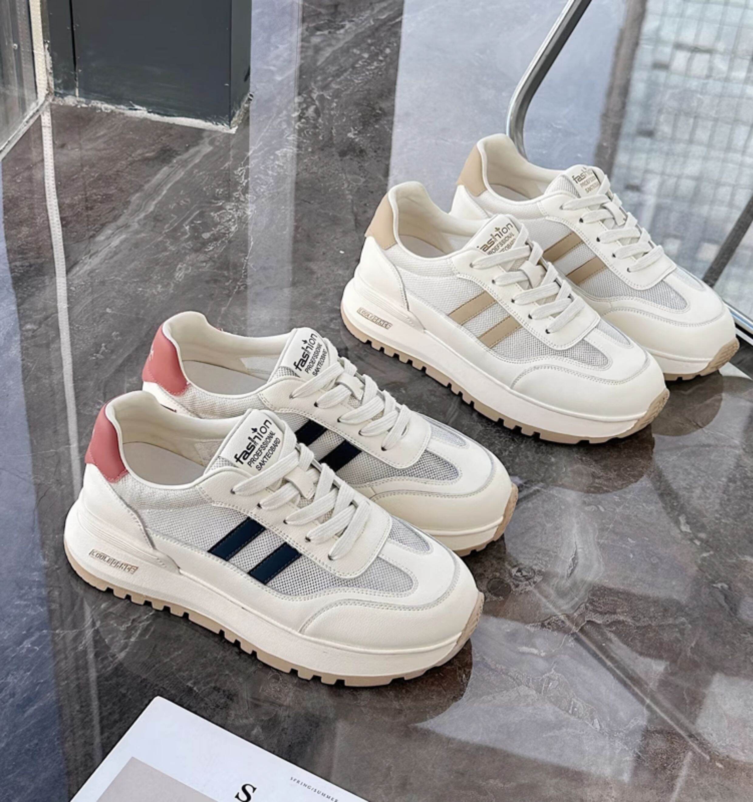 Zapatillas de malla de verano para mujer, zapatillas deportivas informales, estilo papá, modernas, sin cordones, punta redonda, tacón medio, calzado cómodo y a la moda