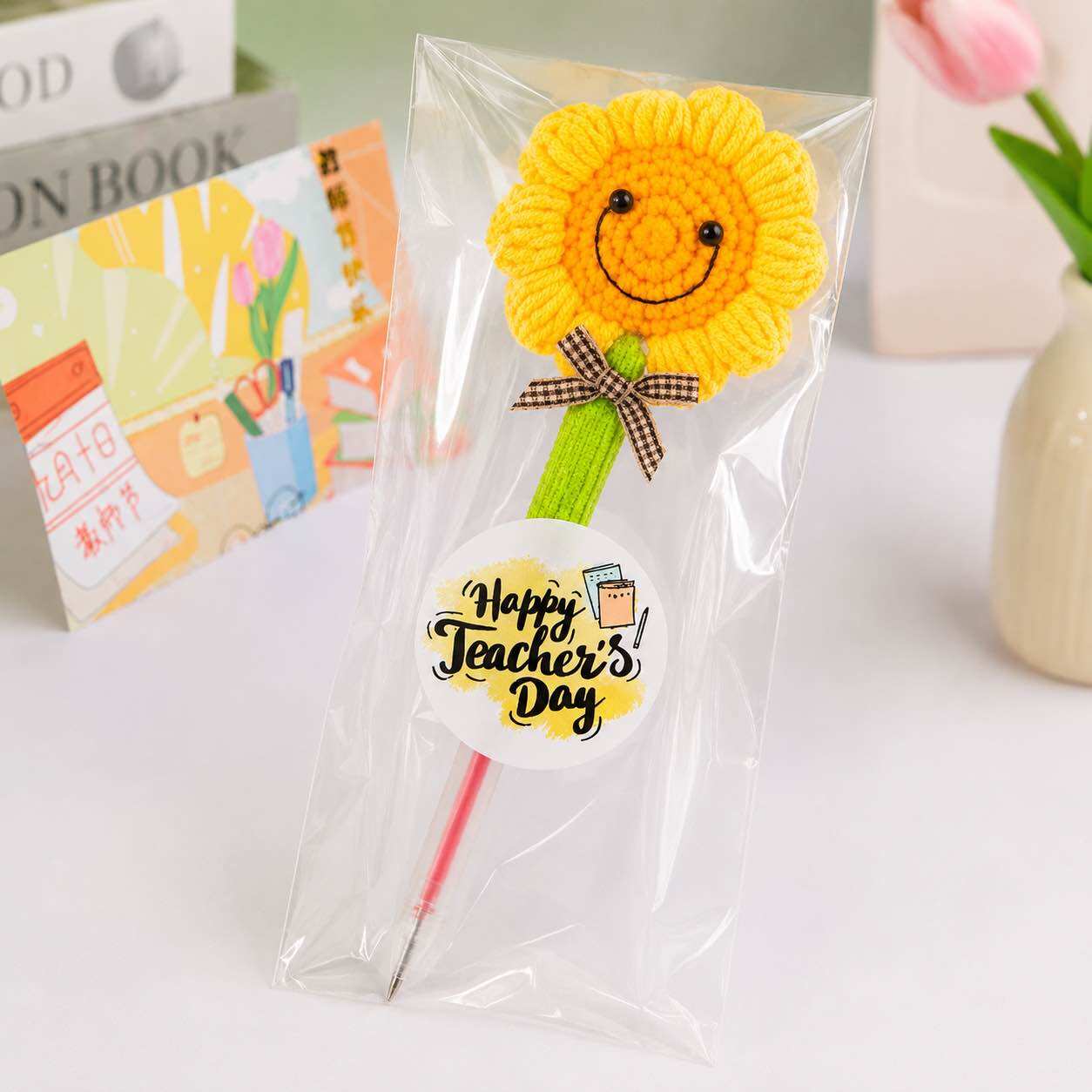 Teacher Day Flower Pen Teachers Appreciation Gifts 🎁