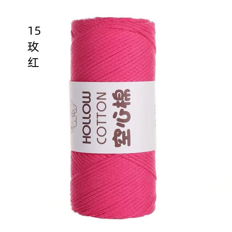 Pure Cotton Yarn Milk Cotton Hollow Handmade DIY Crochet Material Kit Home Knitting Yarn Ball Thread Home Decor Crafts