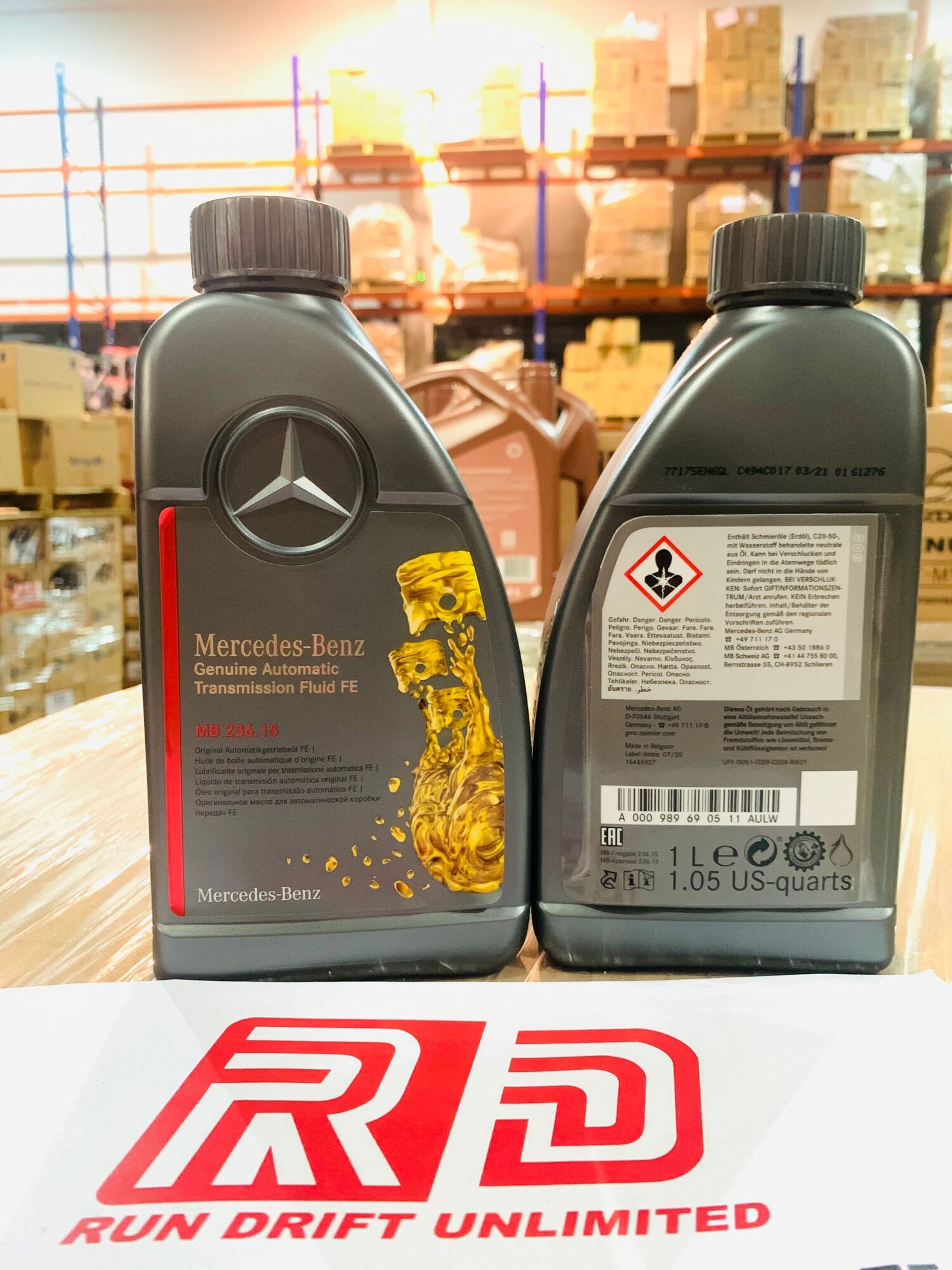 Mercedes-Benz Genuine Automatic Transmission Fluid FE (MB 236.15) (1L