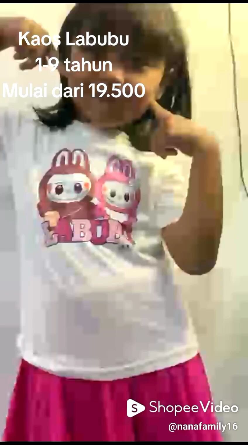 Kaos anak 1-8 tahun Kaos Labubu anak Lembut adem&tebal Unisex #kaos anak sehari hari #kaos adem tebal #kaos katun #atasan anak #fashion anak #Ecer&gloiri