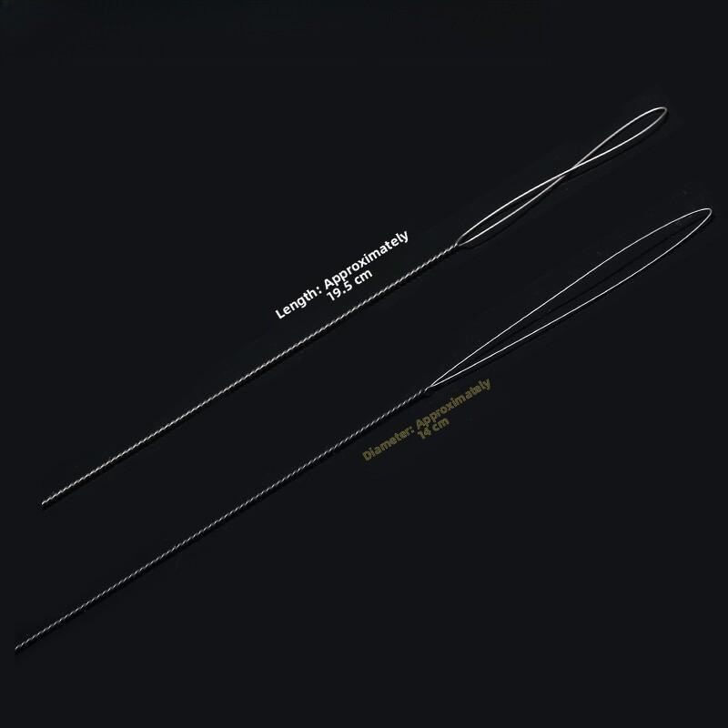Soft Steel Wire Needle for Beading Small Beads Wax Crystal Buddha Bracelets Necklaces Twist Needle Home Fabric Sewing Tools