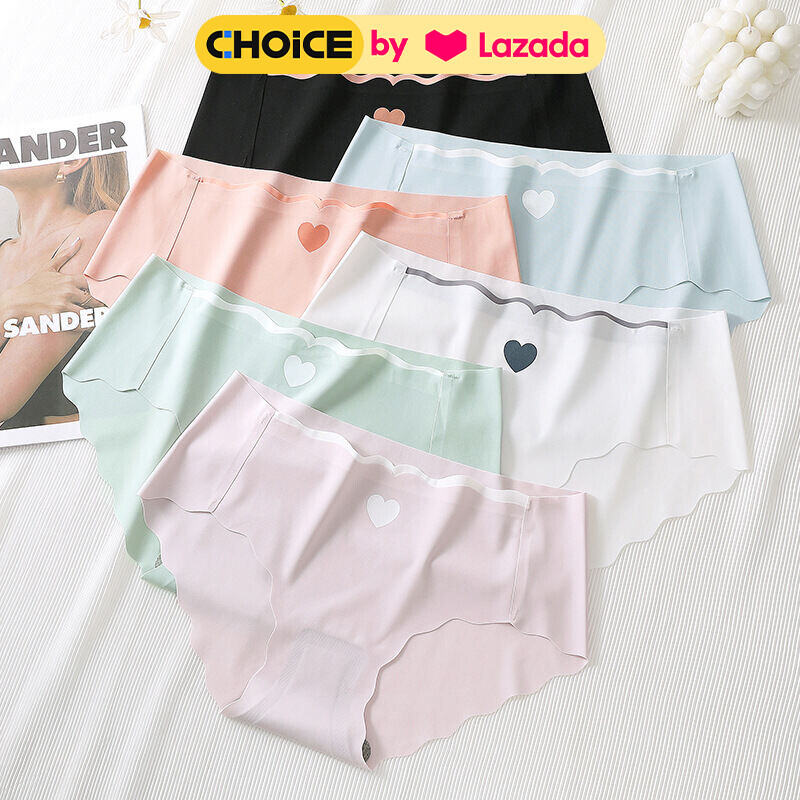 Combo 3 quần lót nữ đúc su trái tim 405