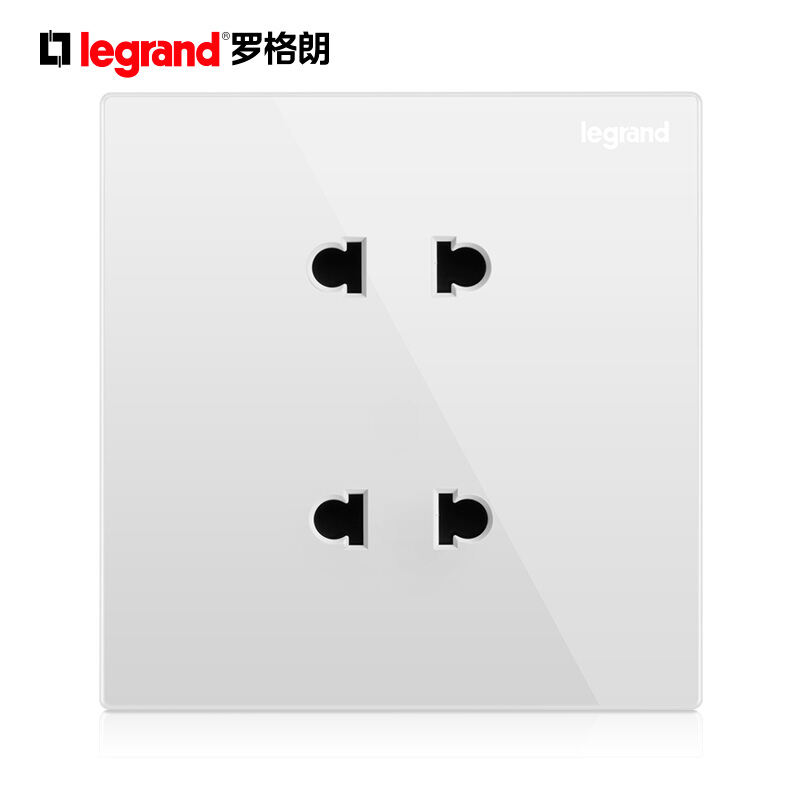 Tcl Legrand Official Flagship Store Pleasant View Yu Lan Bai Switch Socket Set Five Hole Two And Three Pins 86 Type Pure White Lazada Singapore