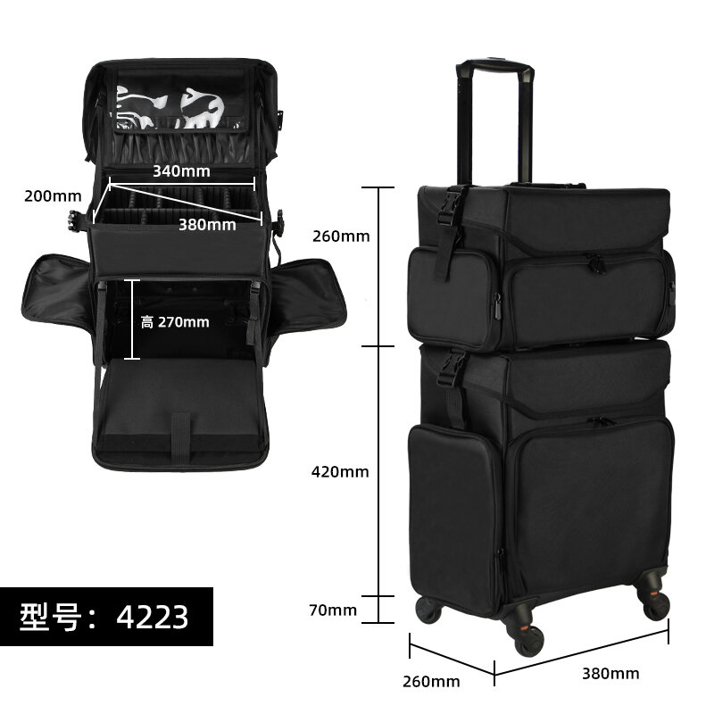 beauty trolly case