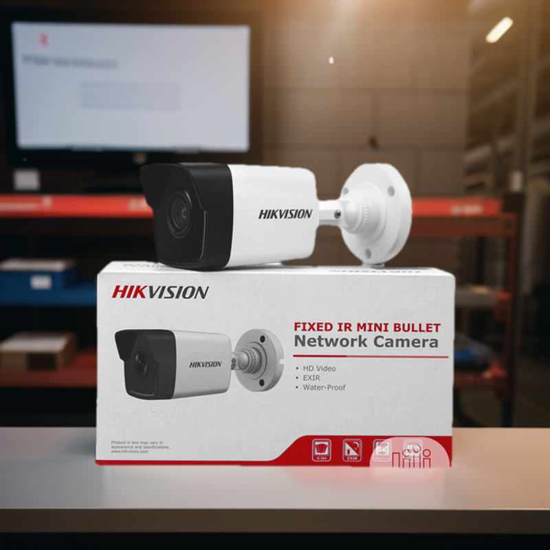 HIKVISION DS-2CD1043GO-I 4MM 4MP EXIR FIXED MINI BULLET NETWORK CAMERA H.265+ WEATHERPROOF  IP CAMERA FAST. 