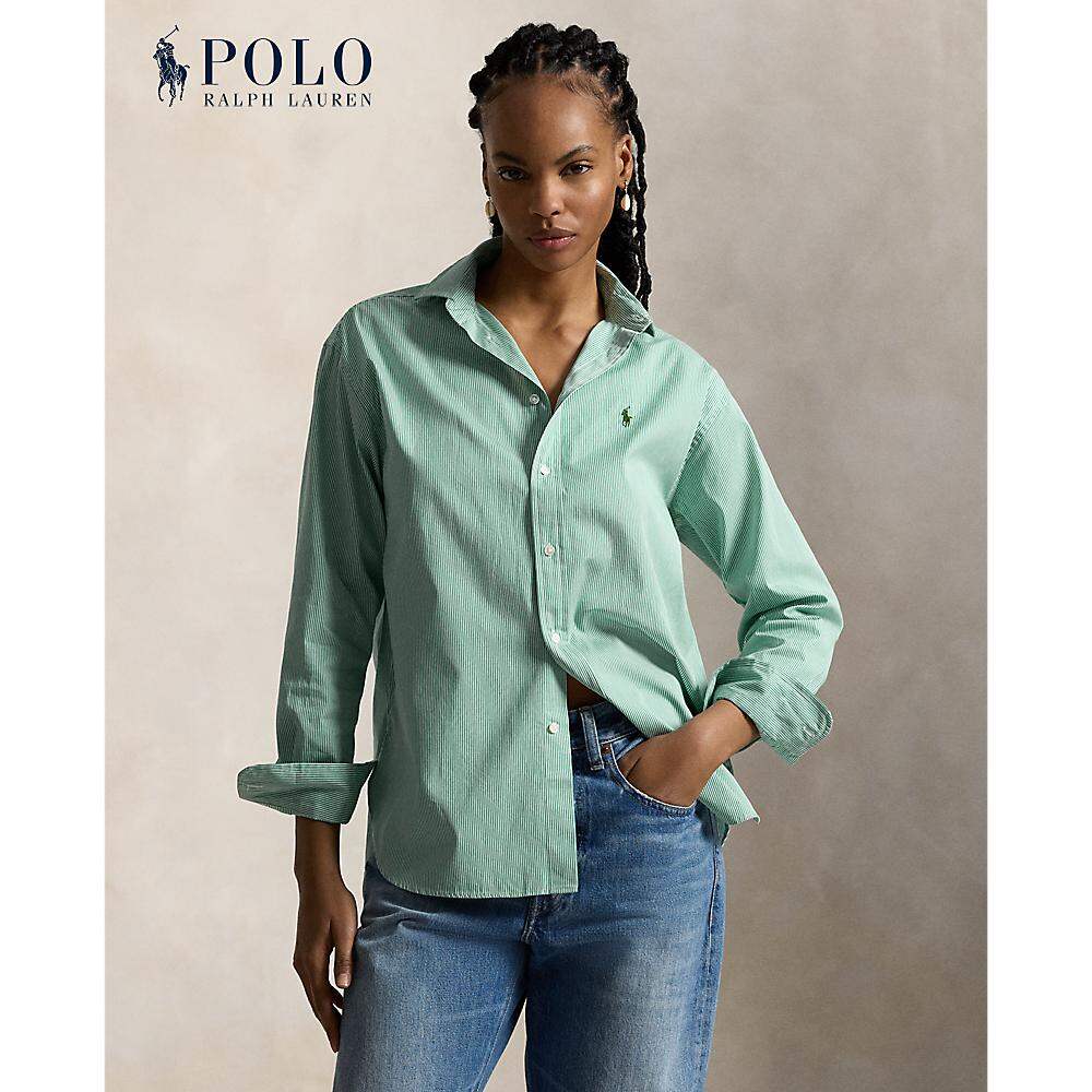 Polo Ralph Lauren Women Relaxed Fit Chambray Long Sleeve Shirt
