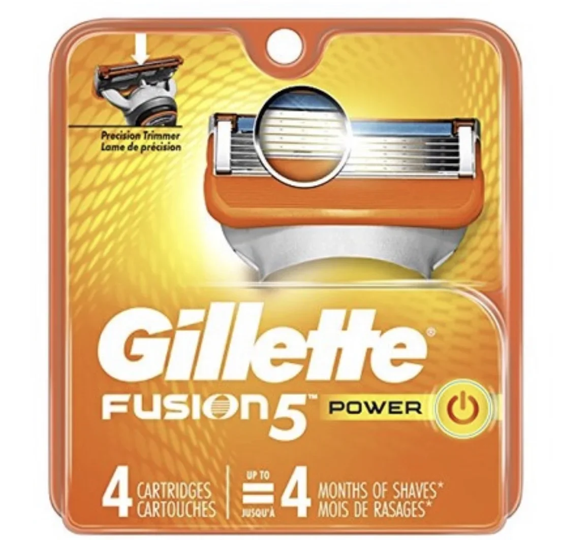 Gillette Fusion Power Cartridges(Pack of 4)