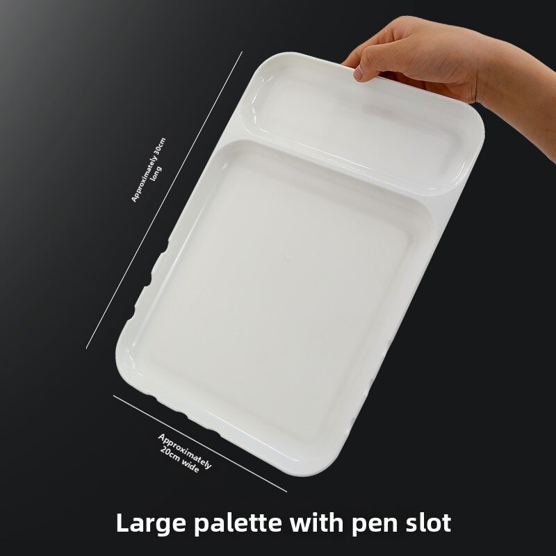Large Size Square Paint Palette for Artists Watercolor Acrylic Oil Painting Mixing Tray Professional Drawing Color Palettes