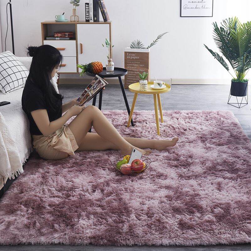 Minimalist Plush Carpet Bedroom Full Room Cute Bedside Blanket Scandinavian Living Room Sofa