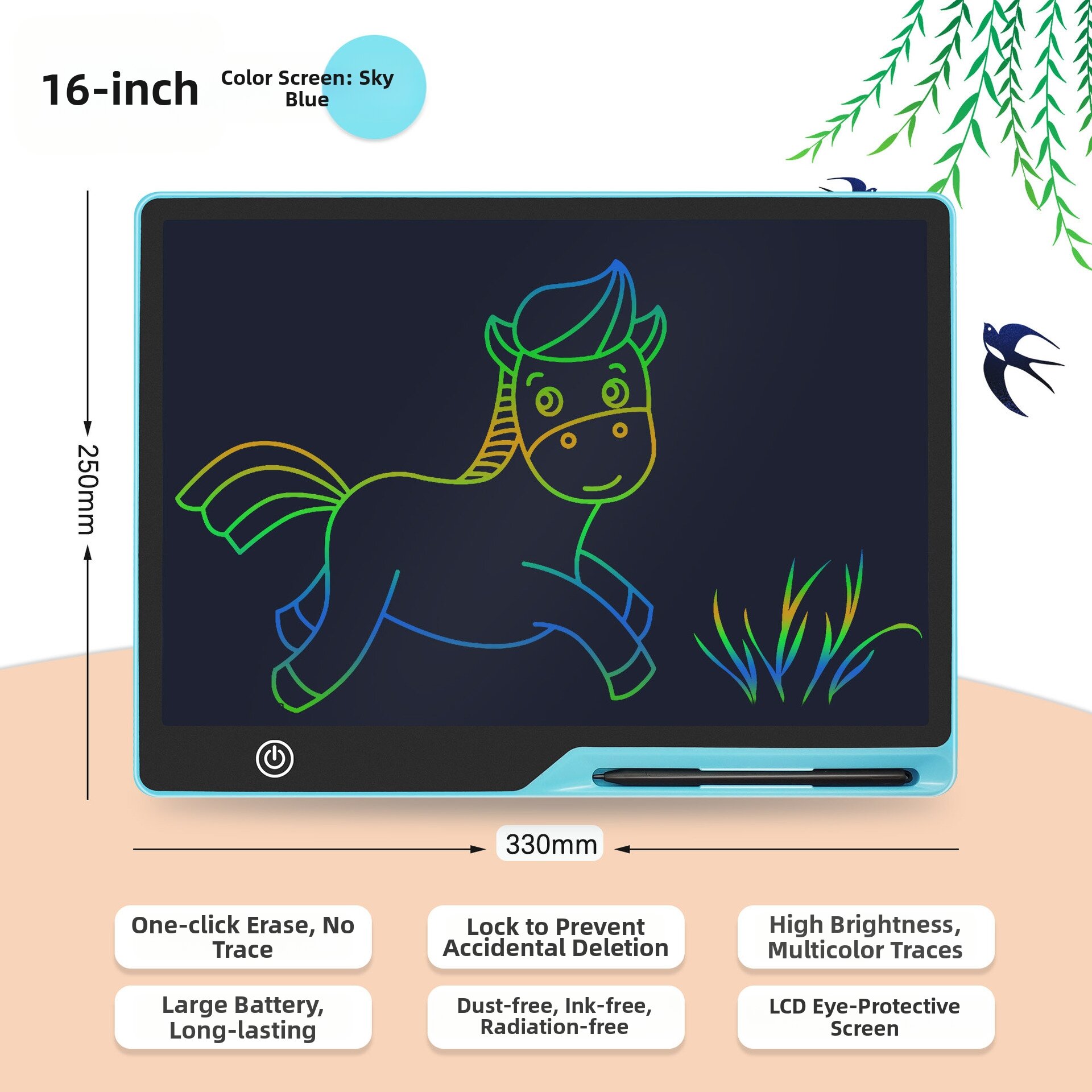 WEIKAMAYI | Charging LCD Writing Drawing Board 20 Inch