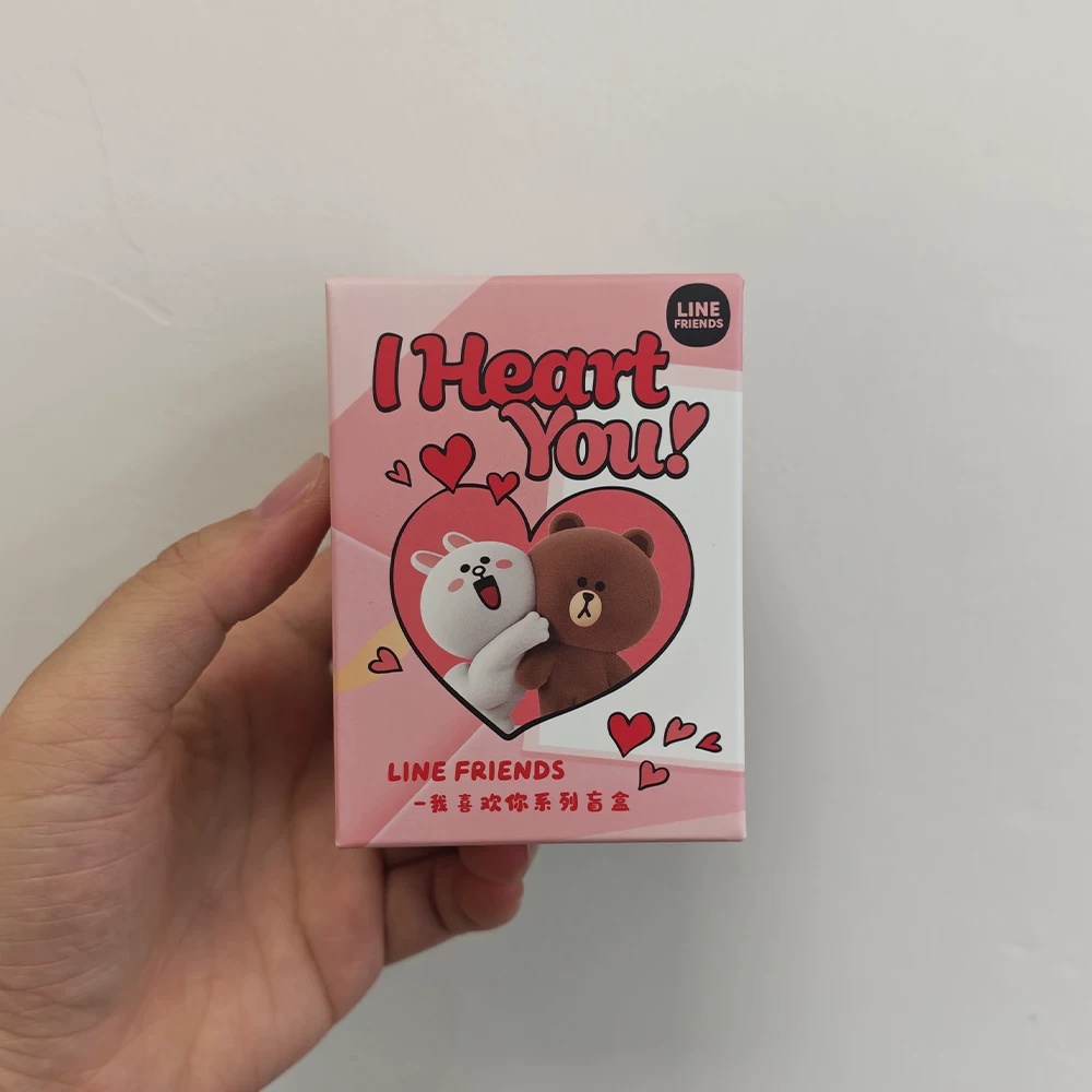 LINE FRIENDS | Genuine LINE FRIENDS I Like Your Series Of Blind Box Mini Ornaments Brown Bear Kenitu Desktop Ornaments Trend Toy Doll Gifts