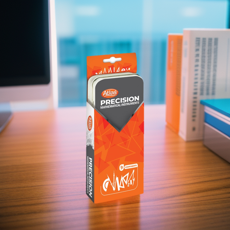 Atlas Metal Geometry Set - 9pcs Set. 