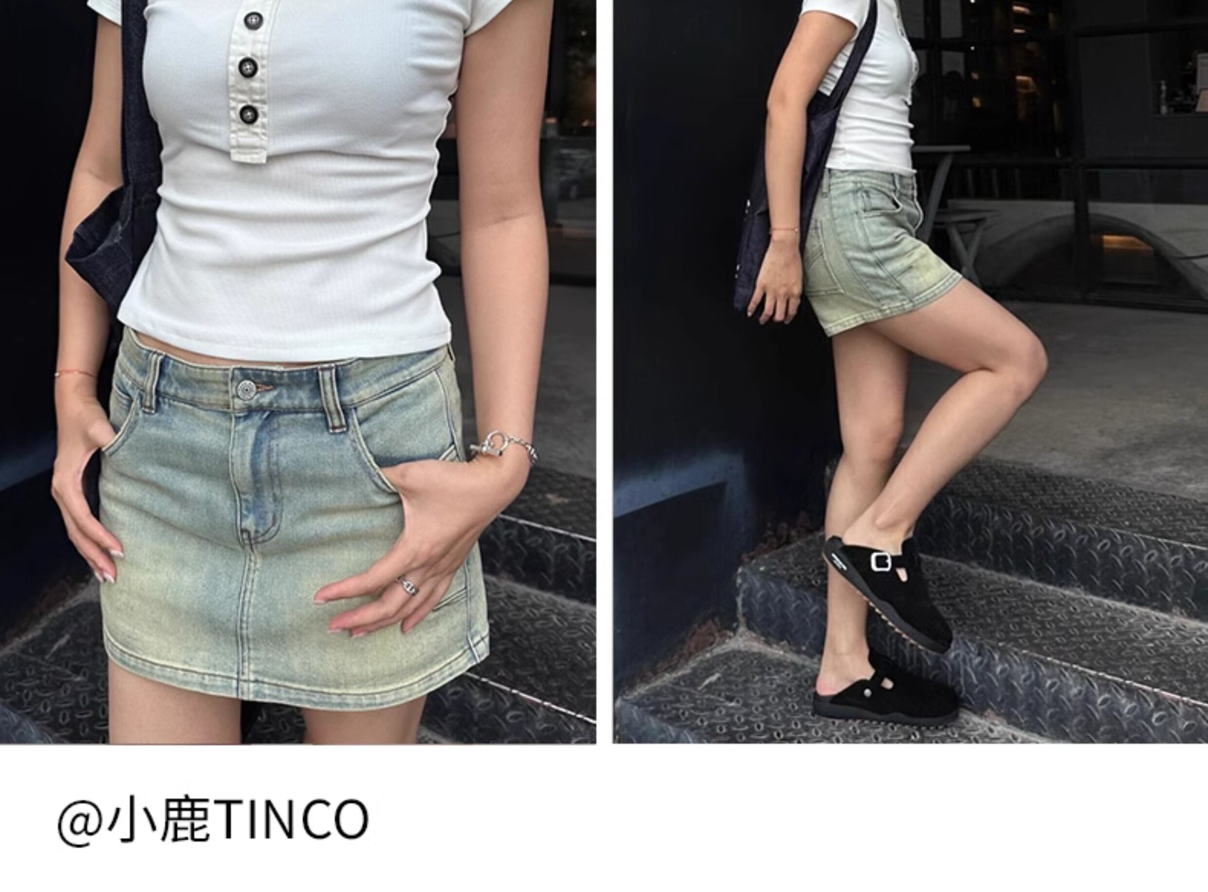 TROU NOIR Spring Summer New Style Women's Slim Fit White T-Shirt Henry Collar Short Sleeve Base Shirt round Neck Commute Simple · v3