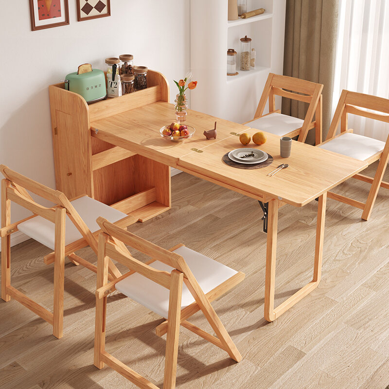 multi wood dining table