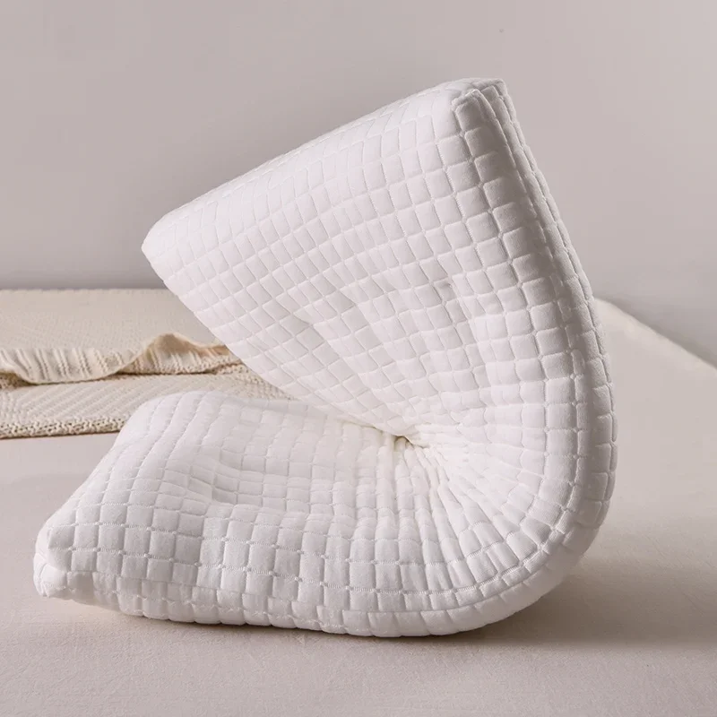 Super Short Pillow Low Loft Pillow Soft Pillow Insert Ultra-Thin Super Soft Baby Cervical Support Improve Sleeping Children's Pillow Single Household