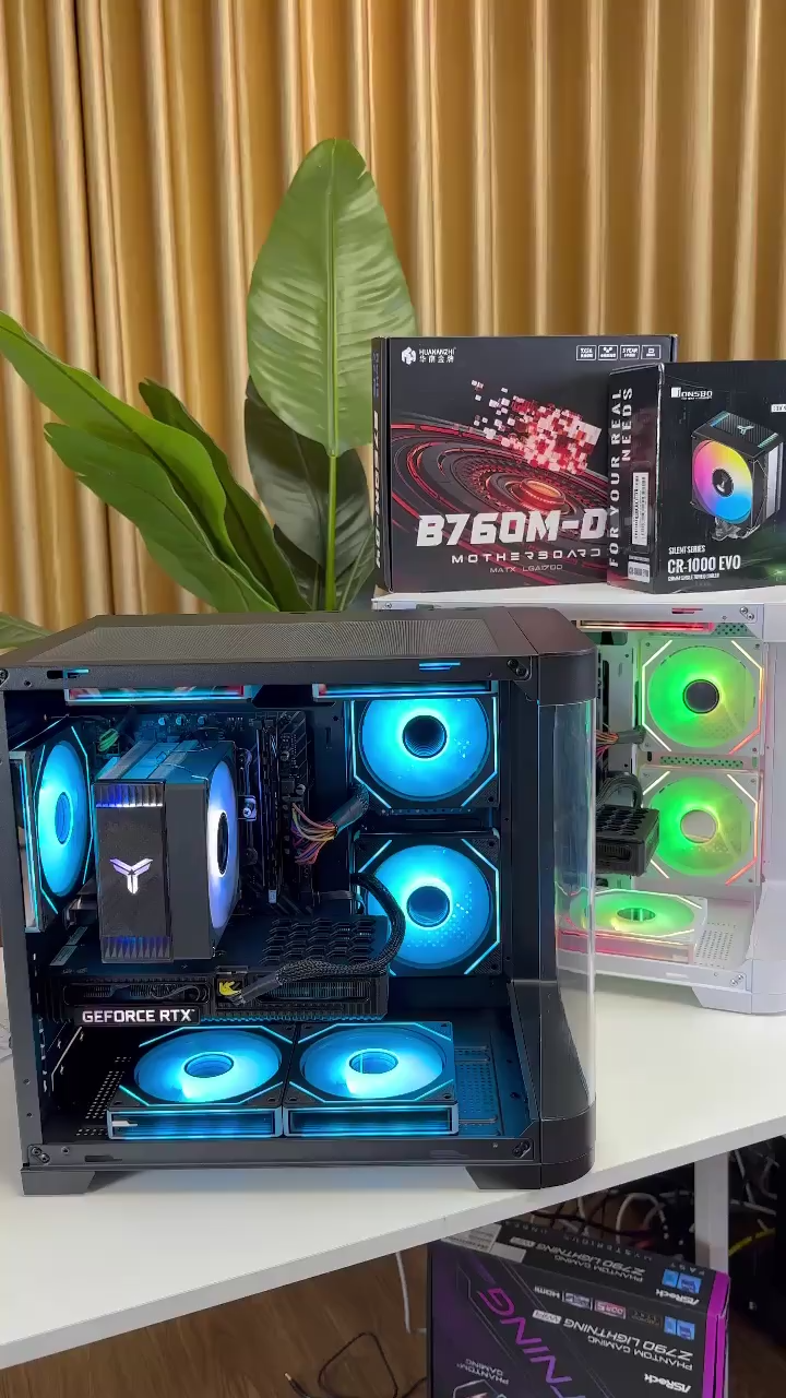PC Gaming, Case Gaming, Cây Gaming chơi game i3 9100f / ram 16G / SSD 256G / GTX 1650 4G