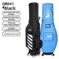 PGM | Hard Shell Four-Wheel Push Golf Travel Bag