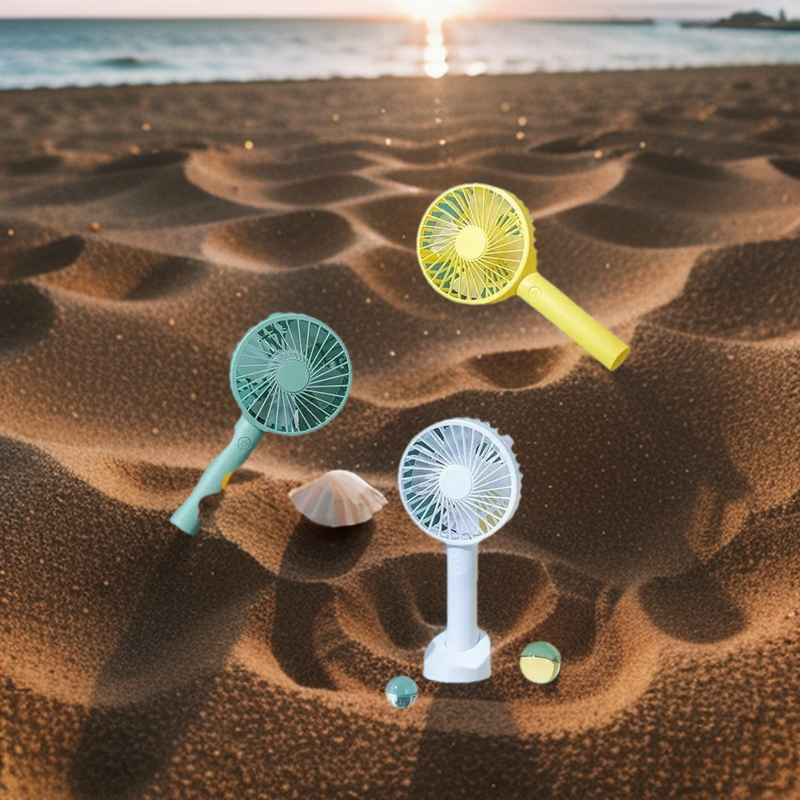 Portable Handy Cooling Fan with Rechargeable Cell. 