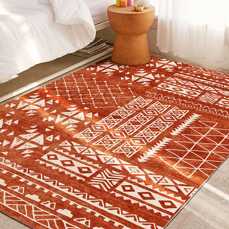 American Carpet Living Room Scandinavian Home Room Full Bed Bedroom Bedside Light Luxury and