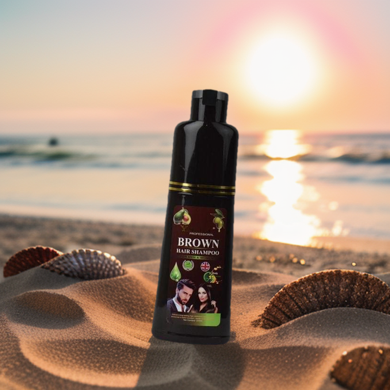 Yardlie Professional Dark Brown Hair Color Shampoo 200ml. 