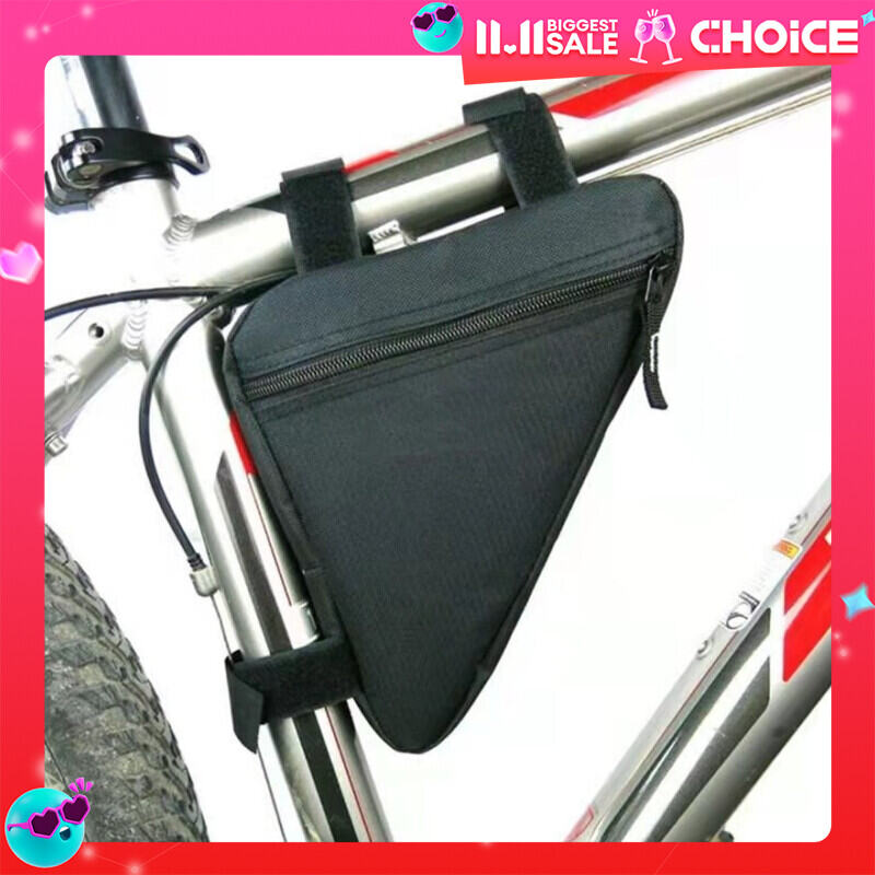 Bicycle bag, triangle bag, mountain toolkit, front beam battery pack, bicycle polyester riding bag